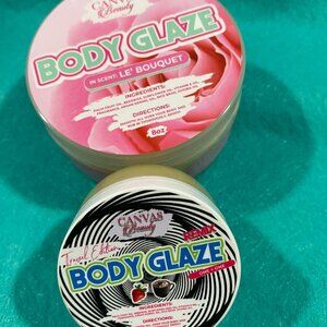 CANVAS BEAUTY BODY GLAZE FULL SIZE AND TRAVEL DUO